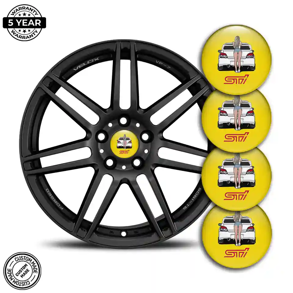 Subaru Wheel Emblem Self-Adhesive Elite Edition