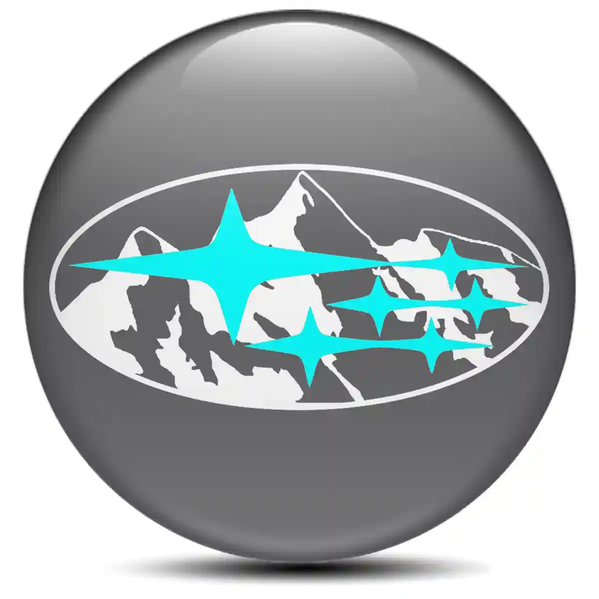 Subaru Wheel Emblem Self-Adhesive Prime Quality