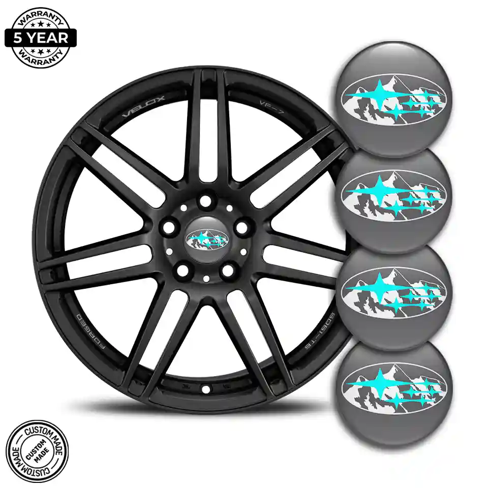 Subaru Wheel Emblem Self-Adhesive Prime Quality