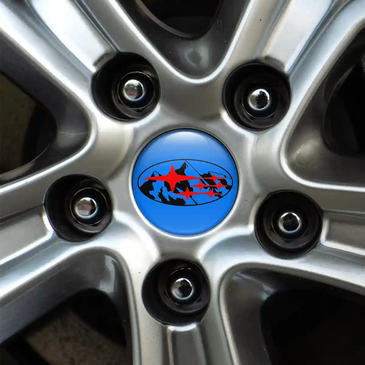 Subaru Wheel Emblems Prestige Line