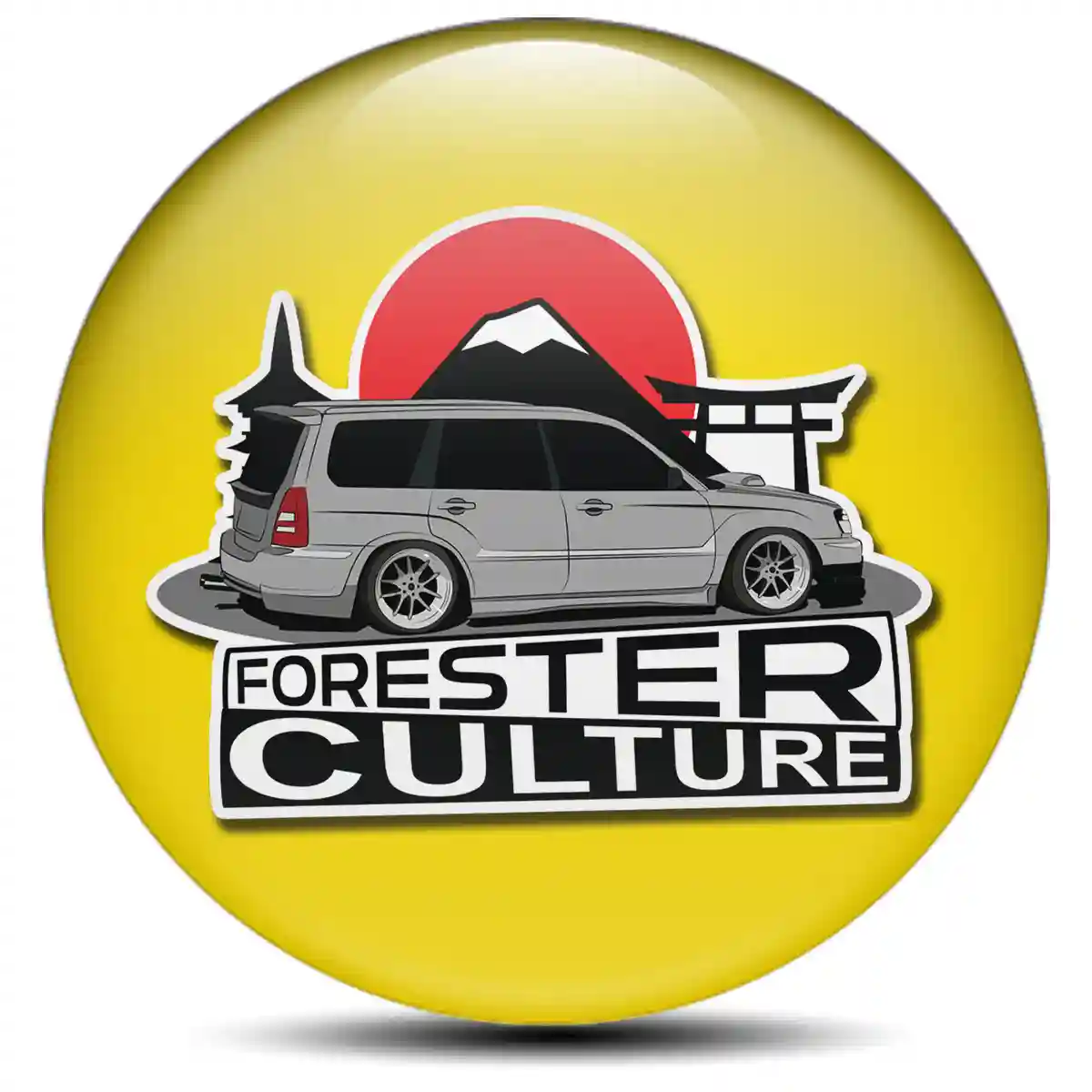 Subaru Wheel Emblems Signature Grade