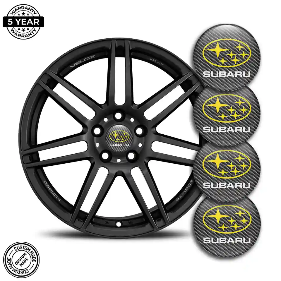 Subaru Wheel Emblems Sleek Style