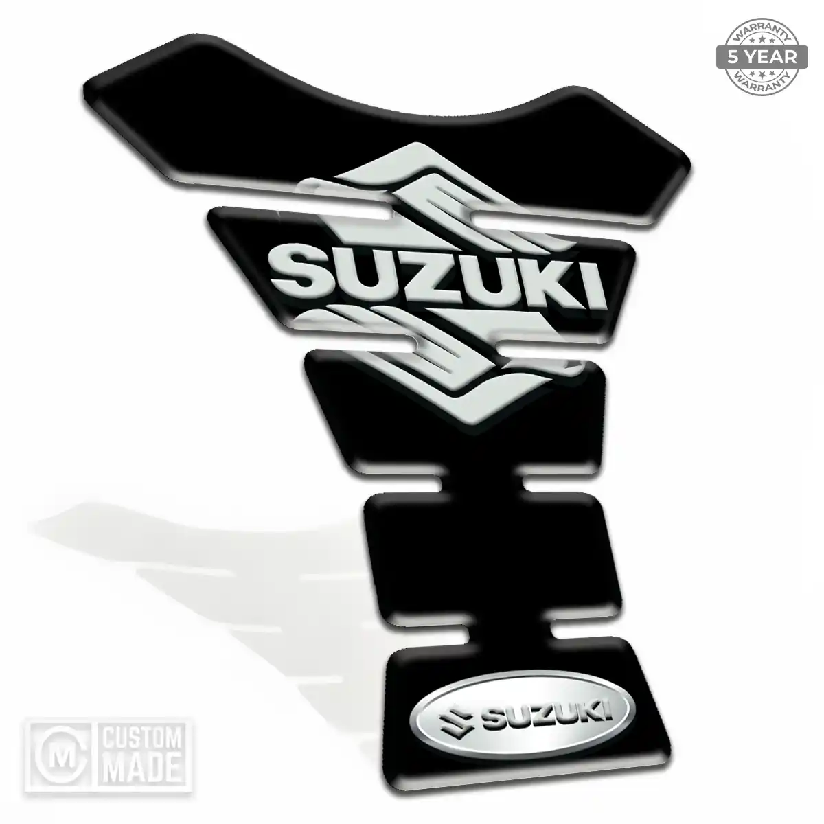Suzuki 3D Domed Tank Pad Elite Finish