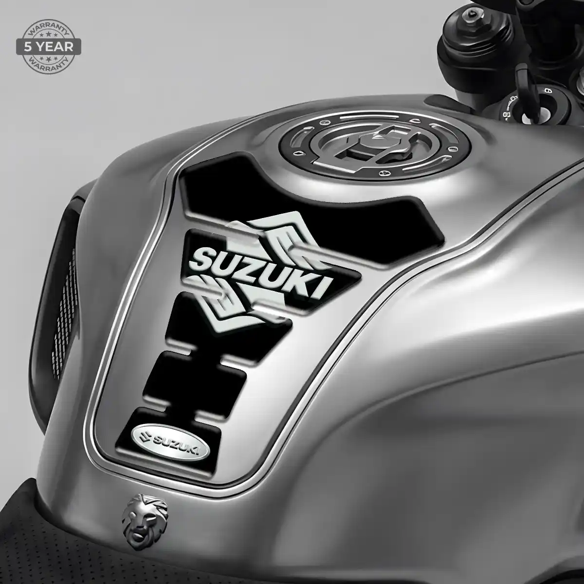 Suzuki 3D Domed Tank Pad Elite Finish