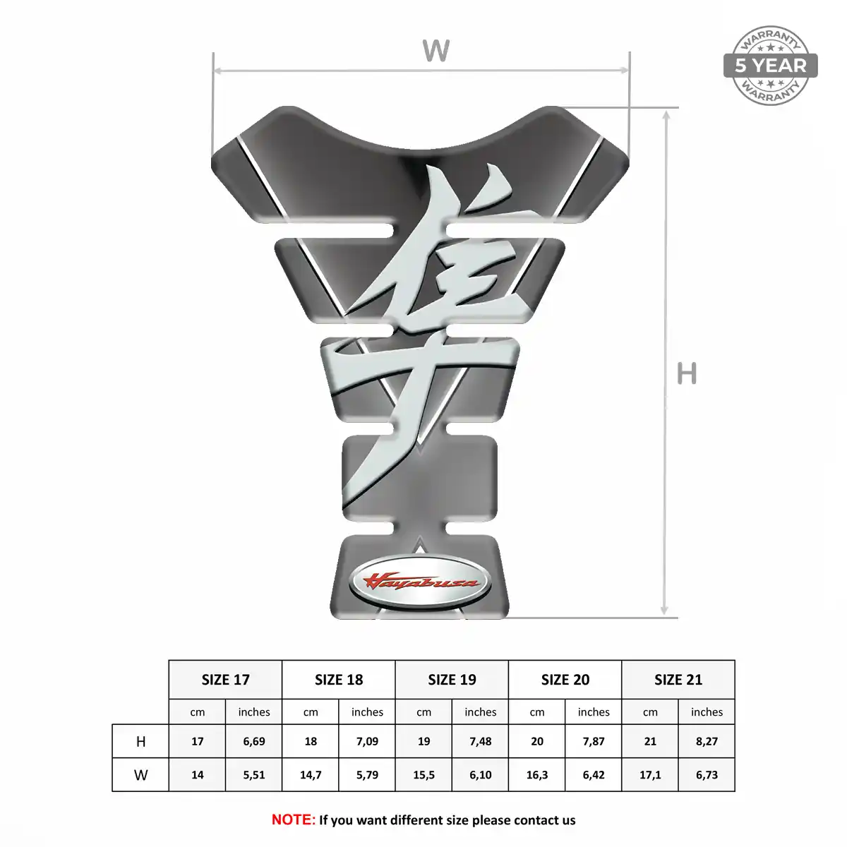 Suzuki 3D Gel Tank Pad Elite Finish