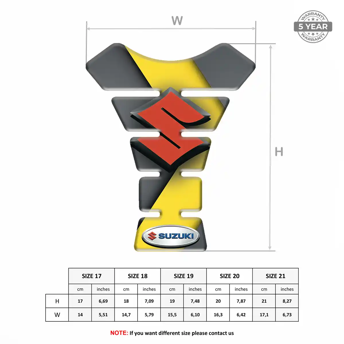 Suzuki 3D Tank Pad Prestige Line