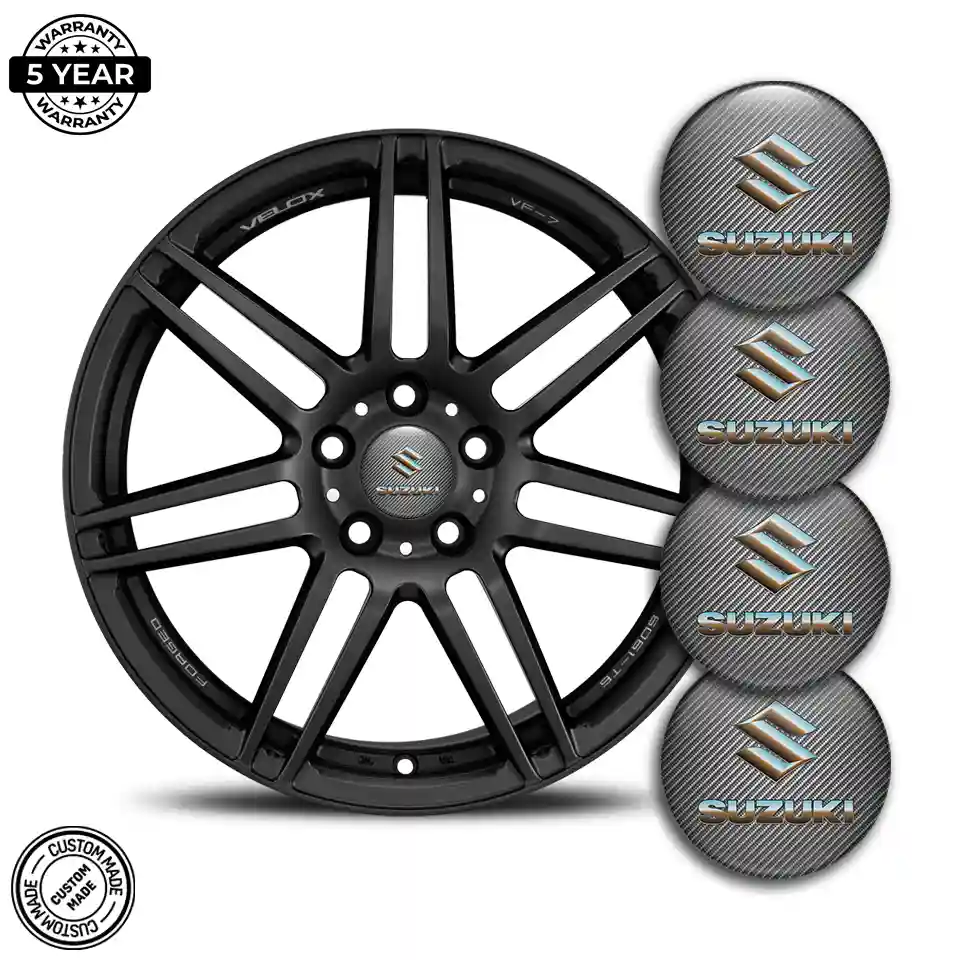 Suzuki Badge Emblems Center Cap Deluxe Edition