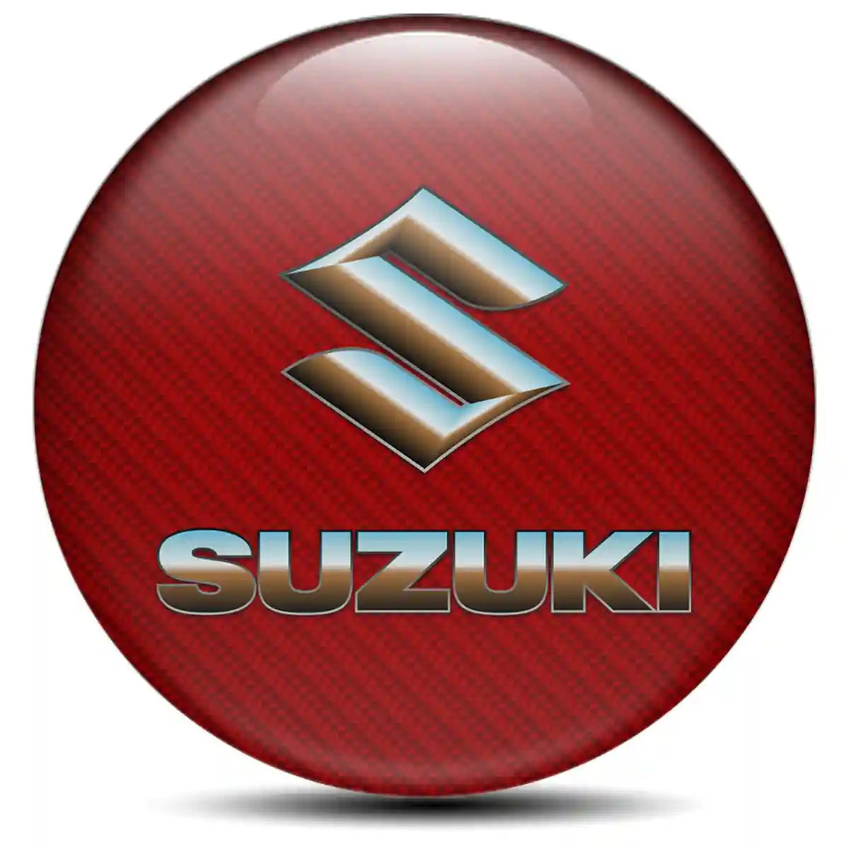 Suzuki Badge Emblems Center Cap Self-Adhesive Sleek Style
