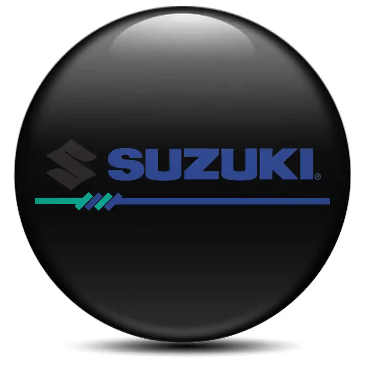 Suzuki Badge Emblems Center Cap Sleek Style