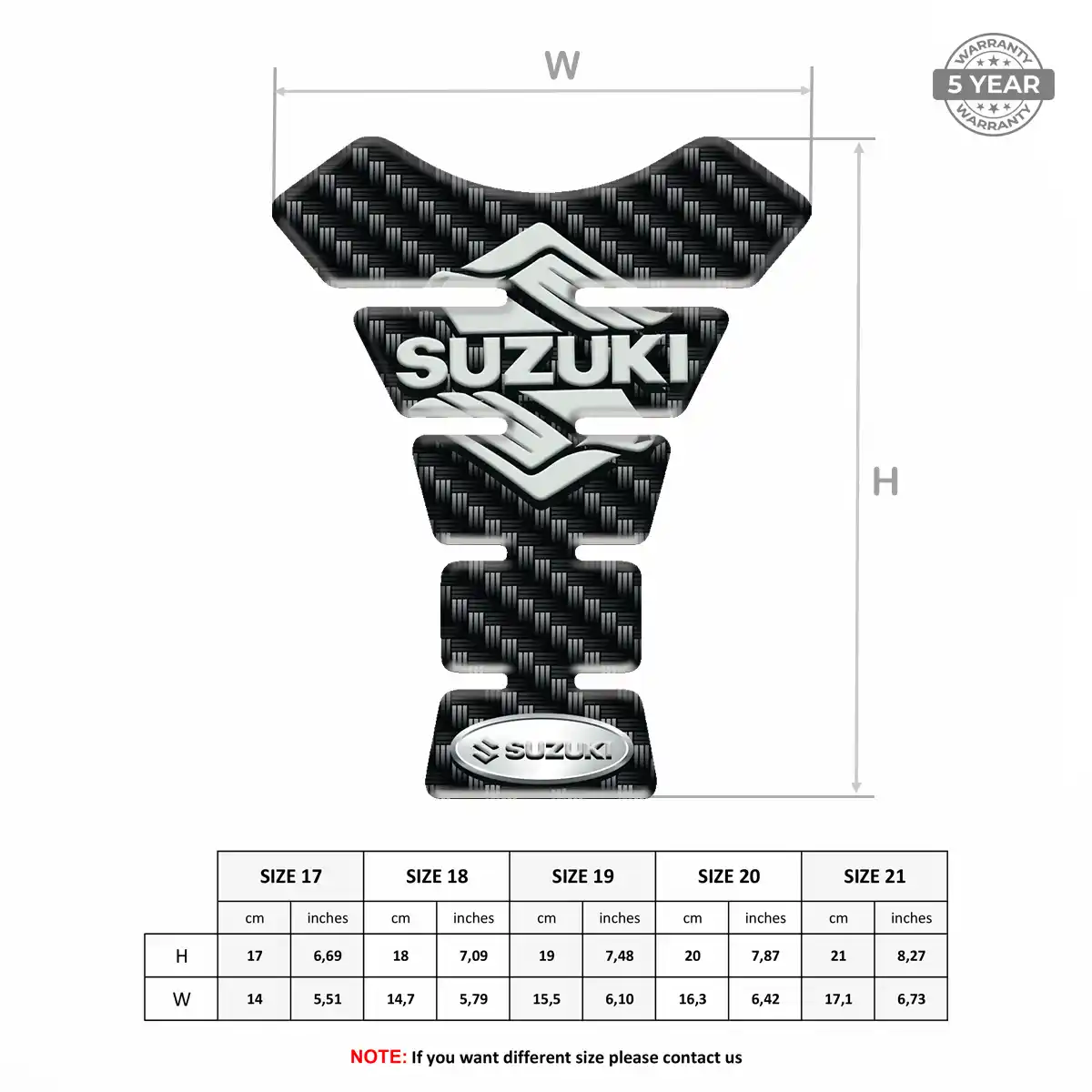 Suzuki Bike Tank Protector Deluxe Edition