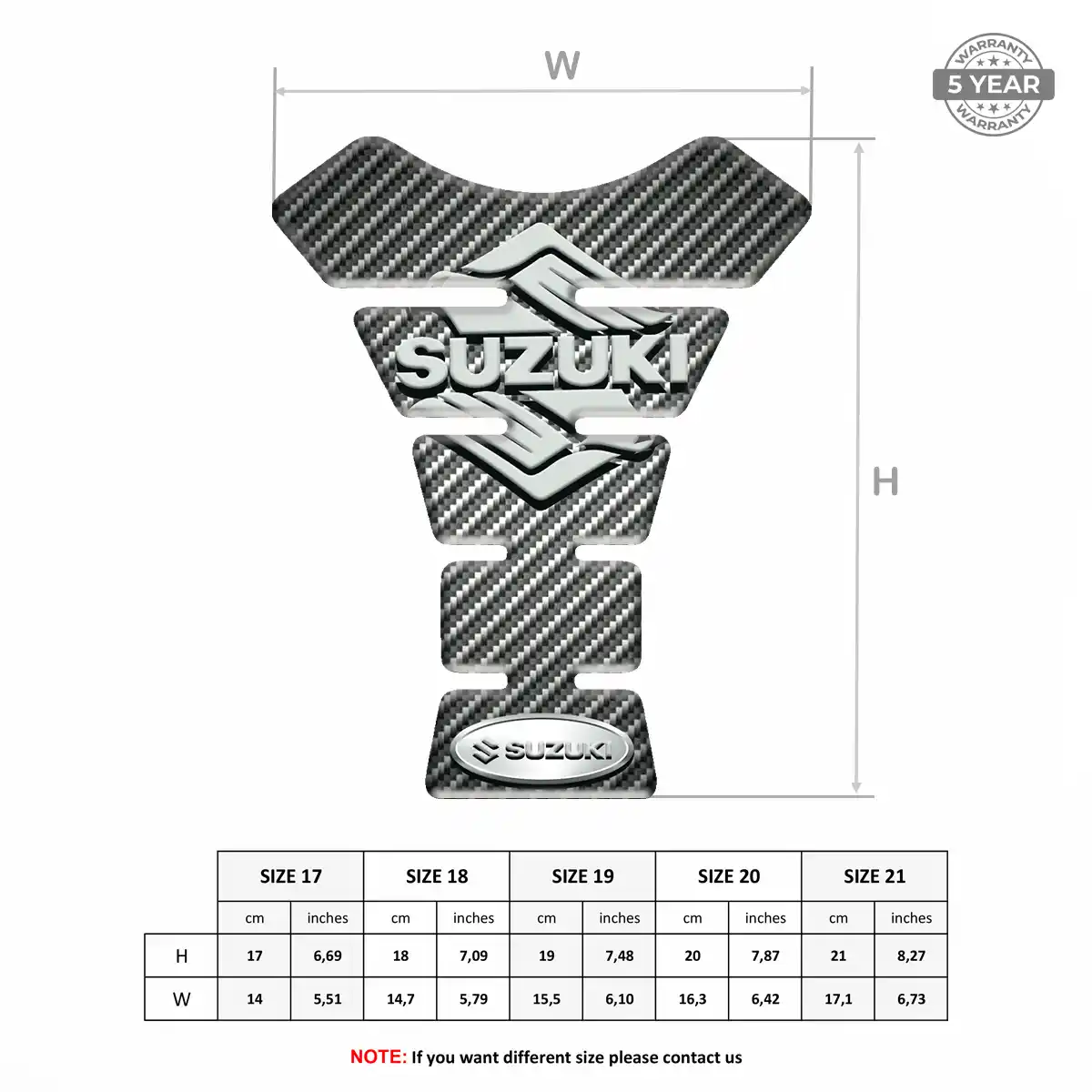 Suzuki Bike Tank Protector Prestige Line