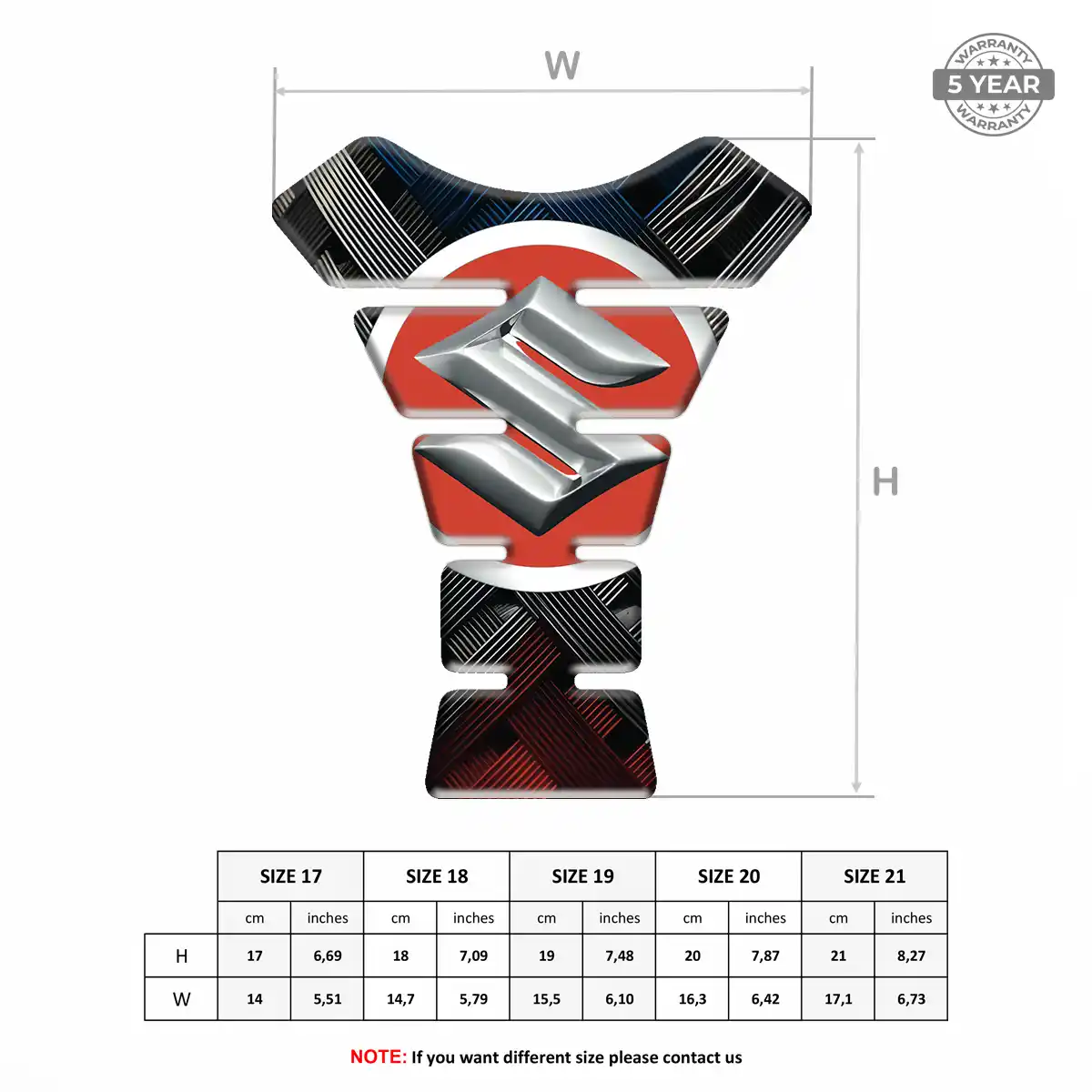 Suzuki Bike Tank Protector Prime Quality