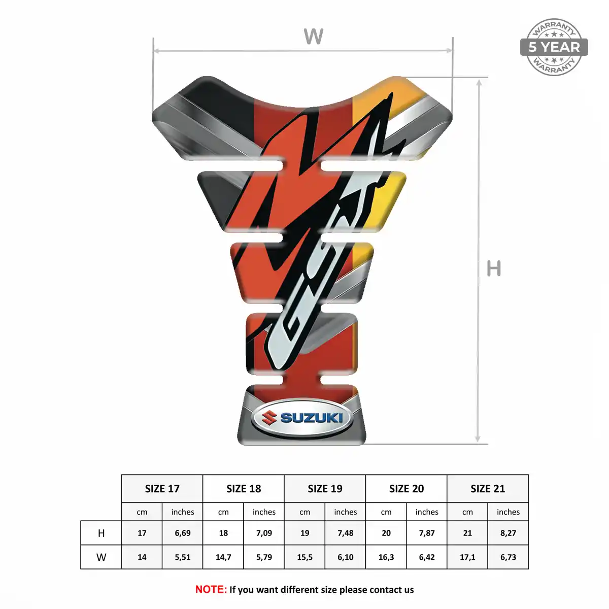 Suzuki Bike Tank Protector Superior Craft