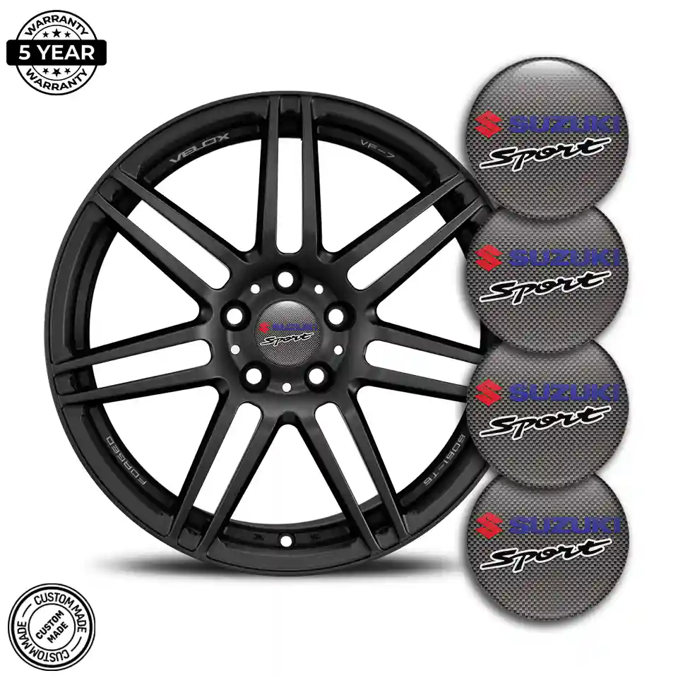 Suzuki Domed Emblem Self-Adhesive Sleek Style