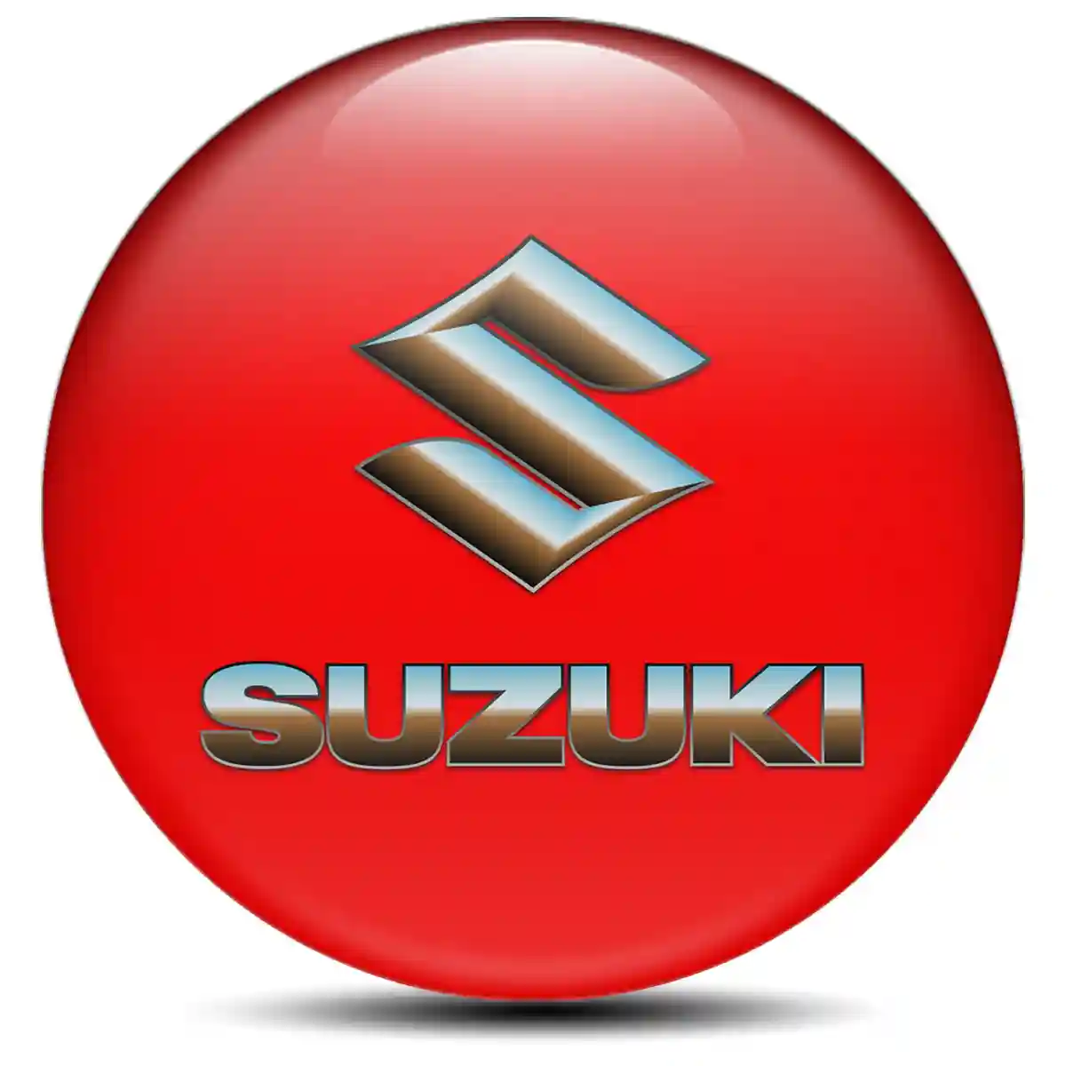 Suzuki Domed Emblem Sleek Style