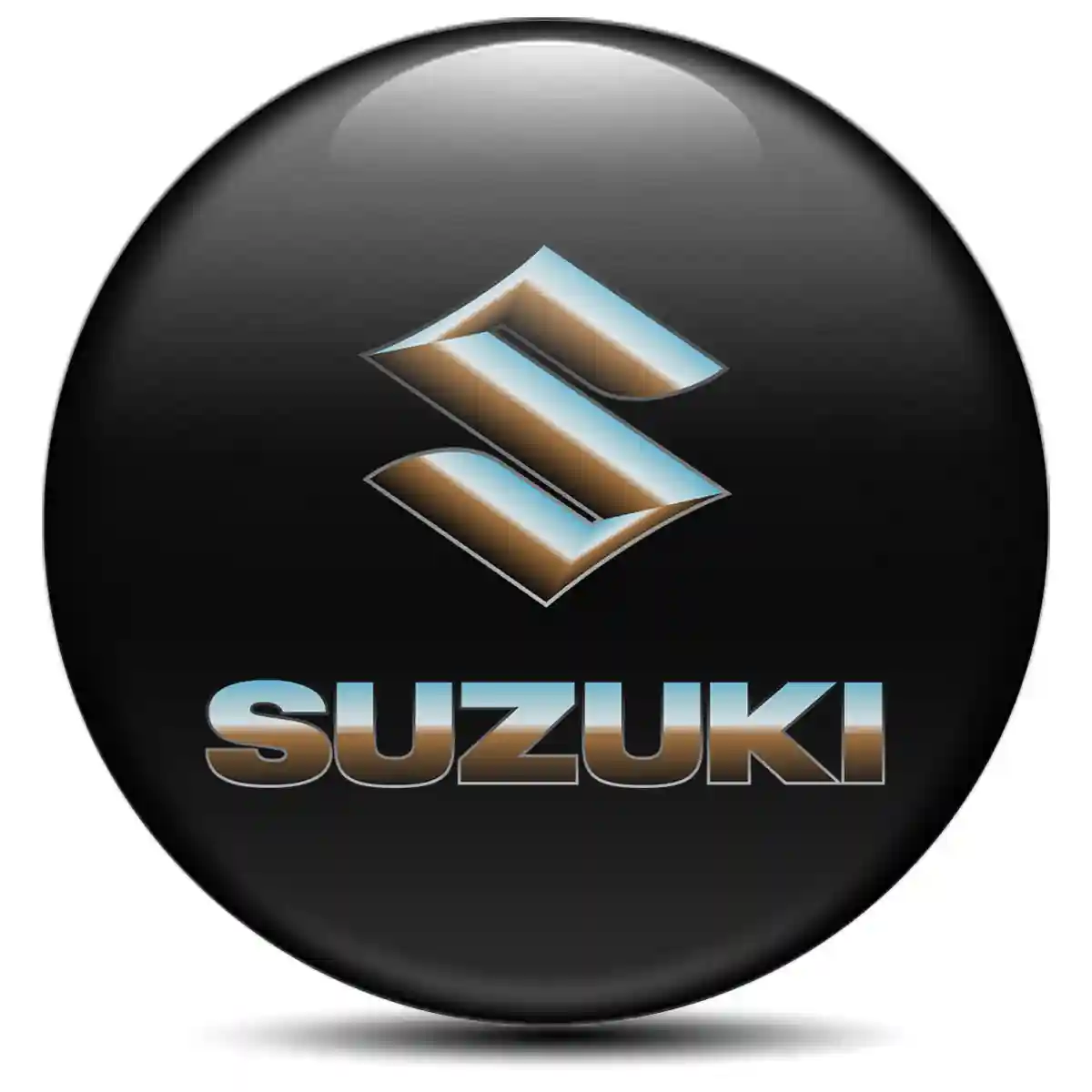 Suzuki Domed Sticker Self-Adhesive Elite Finish
