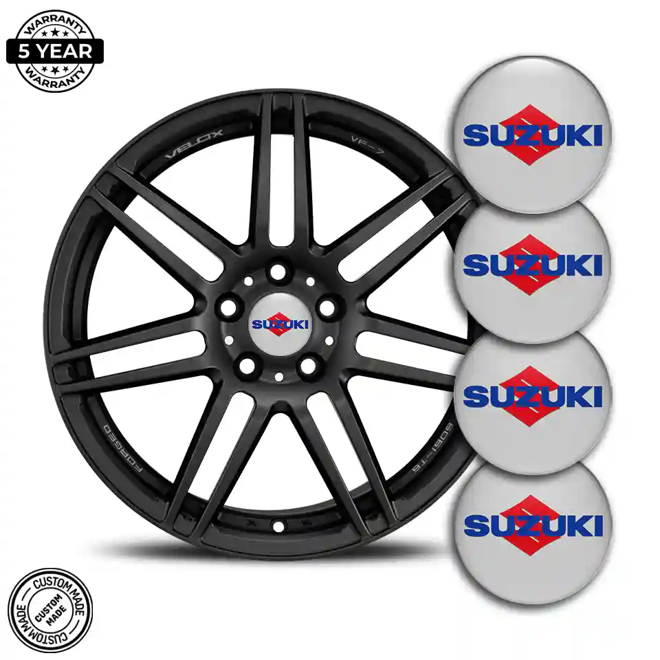 Suzuki Domed Sticker Self-Adhesive Prime Quality