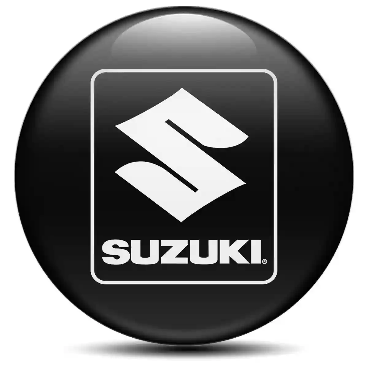 Suzuki Domed Sticker Sleek Style