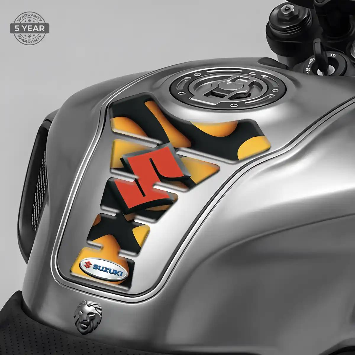 Suzuki Domed Tank Pad Refined Design