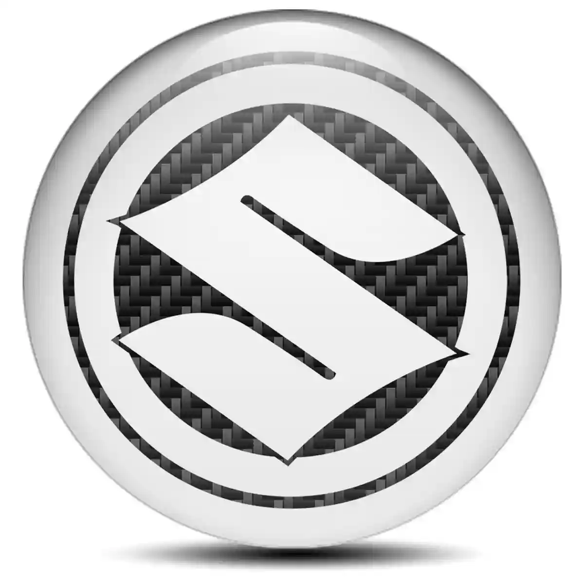 Suzuki Emblem Badge Self-Adhesive Refined Design