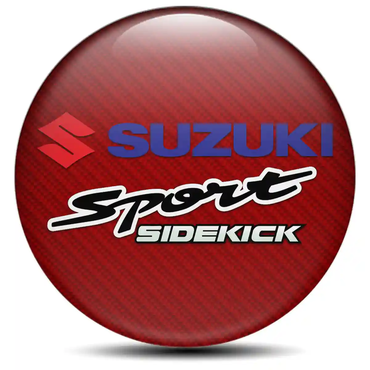 Suzuki Emblem Center Hub Cap Self-Adhesive Deluxe Edition
