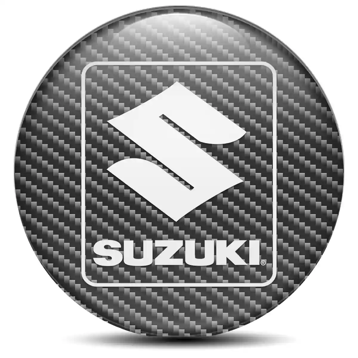 Suzuki Emblem Center Hub Cap Self-Adhesive Elite Finish