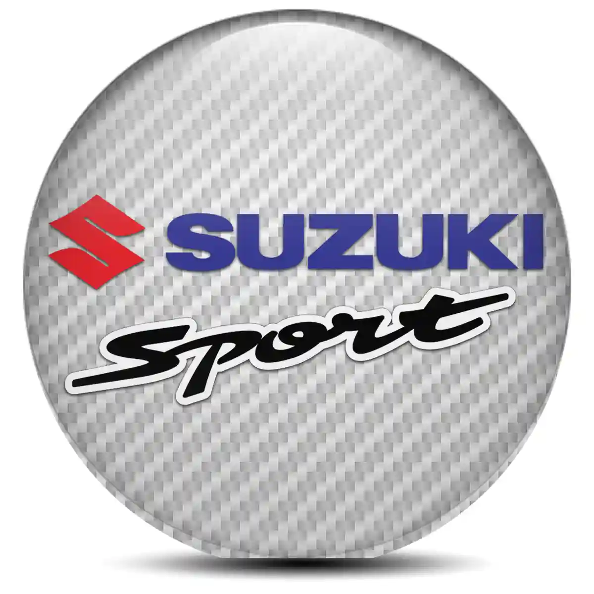 Suzuki Emblem Center Hub Cap Self-Adhesive Refined Design