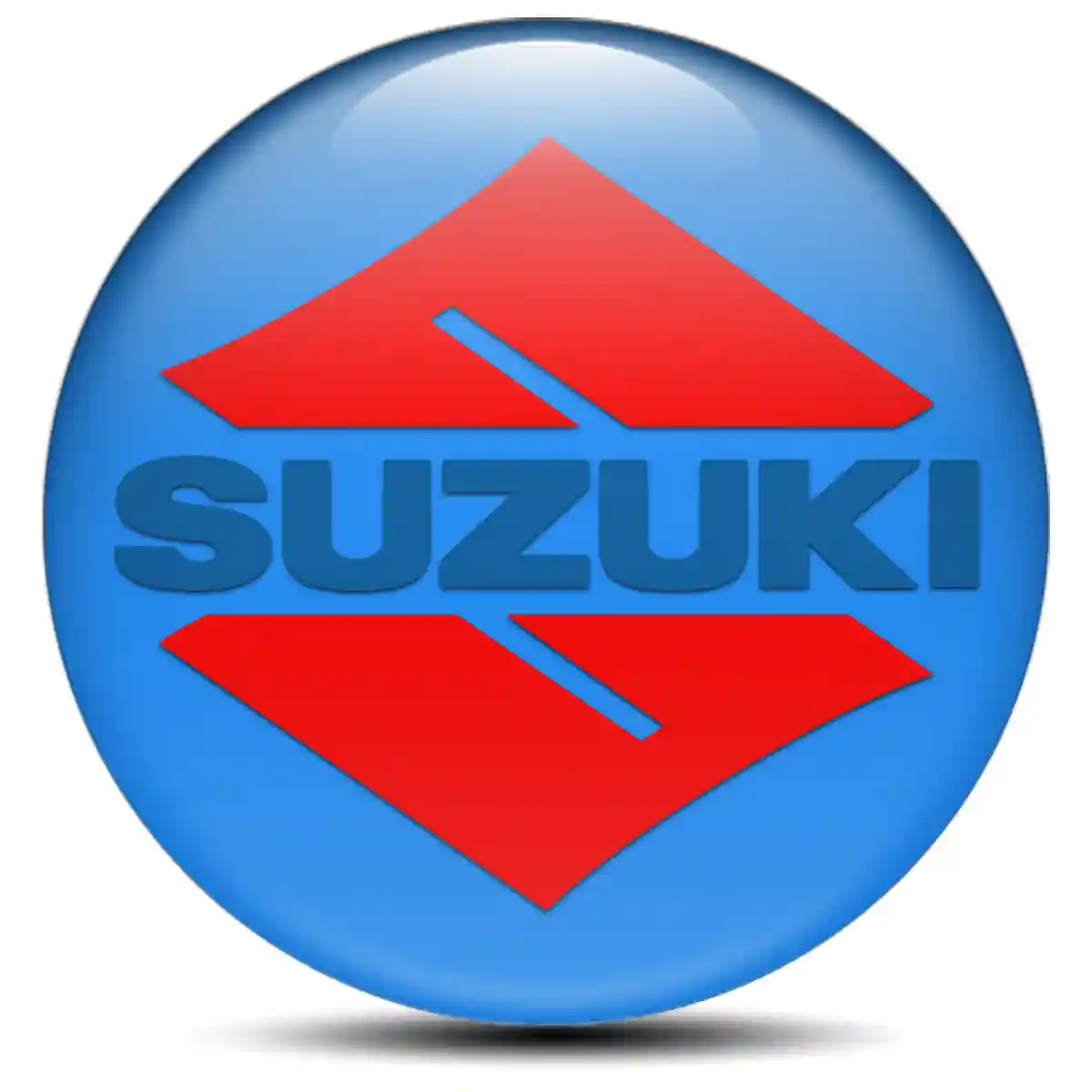 Suzuki Emblem Center Hub Cap Self-Adhesive Superior Craft