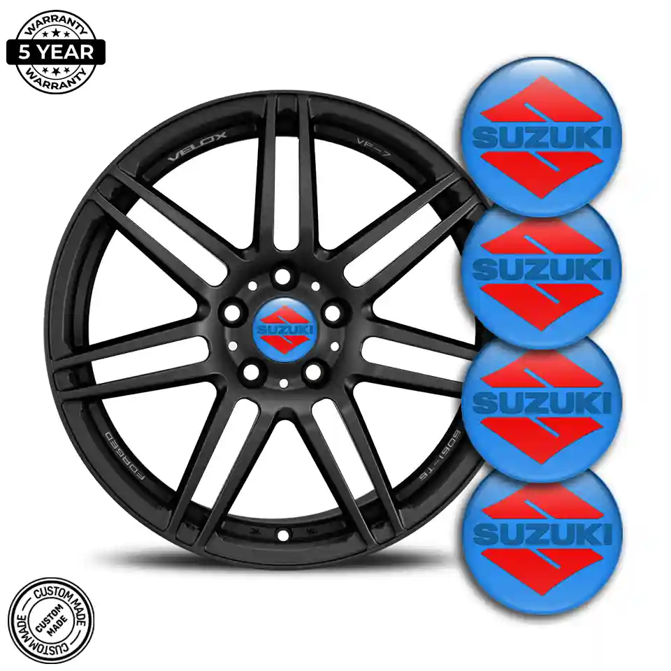 Suzuki Emblem Center Hub Cap Self-Adhesive Superior Craft