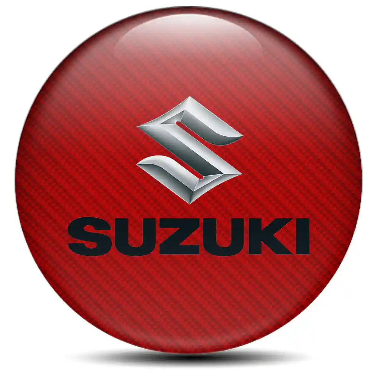 Suzuki Emblem Wheel Center Caps Refined Design