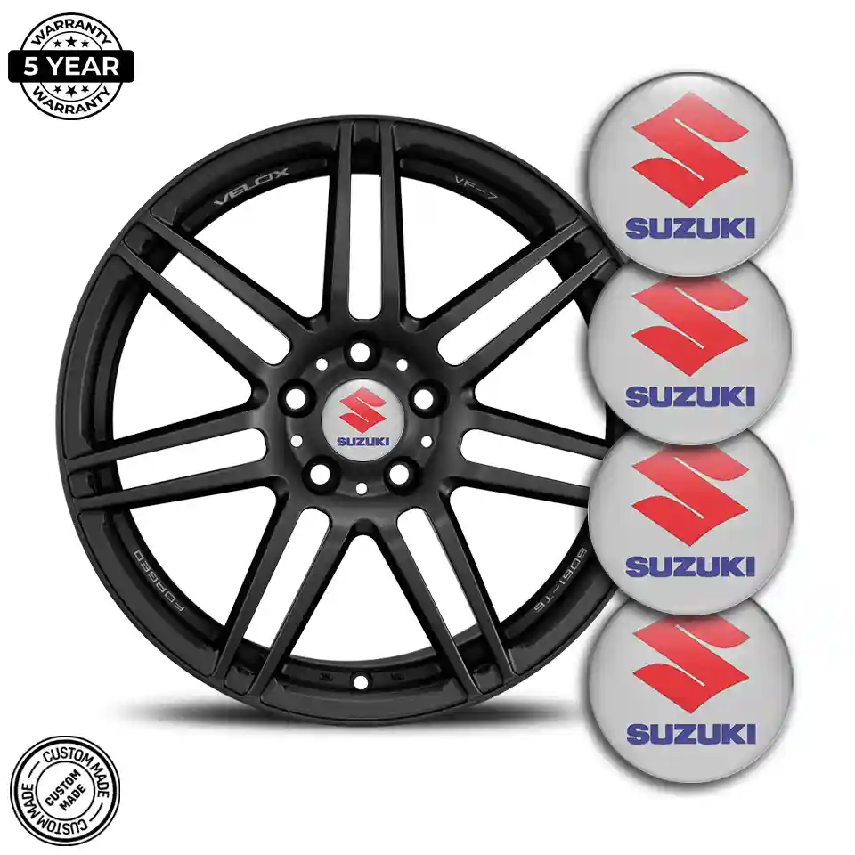 Suzuki Emblem Wheel Center Caps Sleek Style