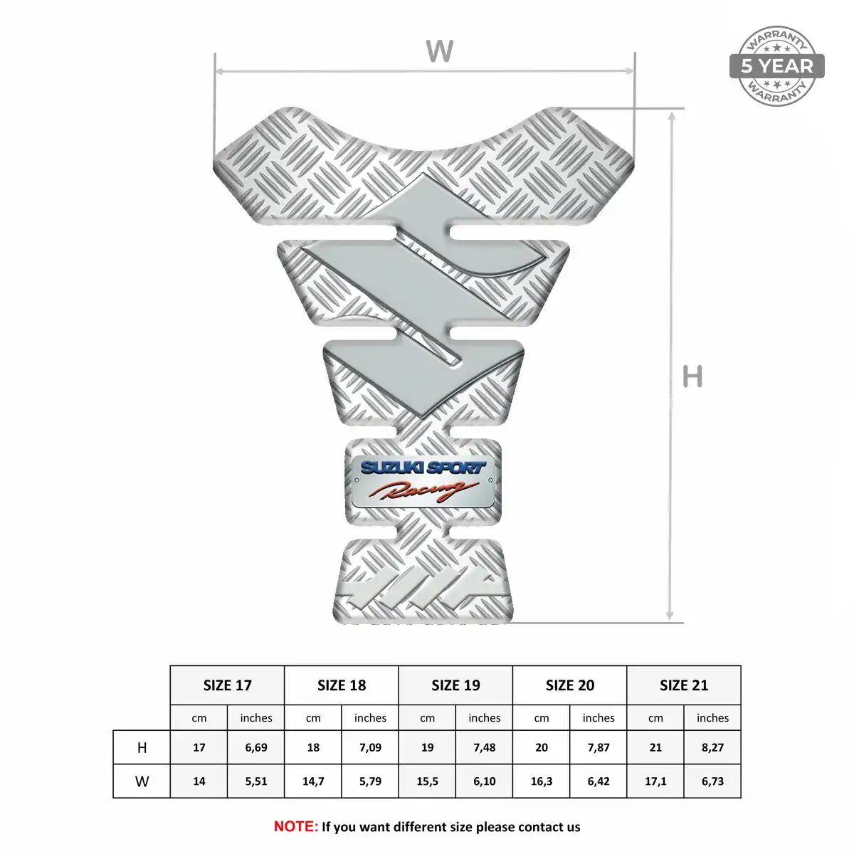 Suzuki Fuel Tank Pad Deluxe Edition