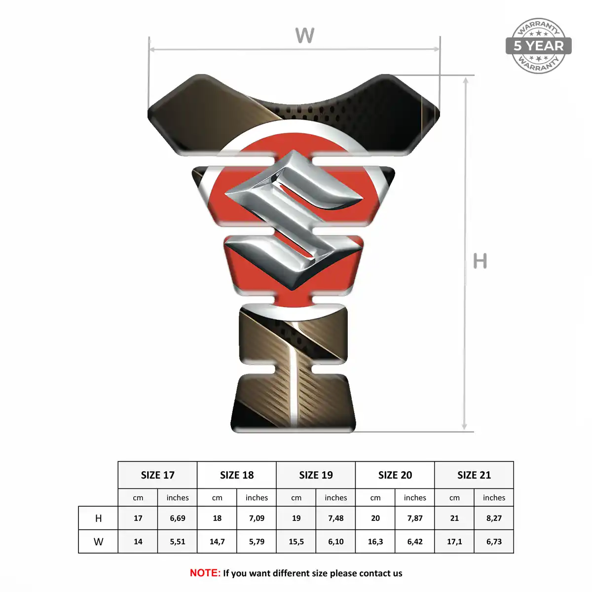 Suzuki Fuel Tank Pad Elite Edition
