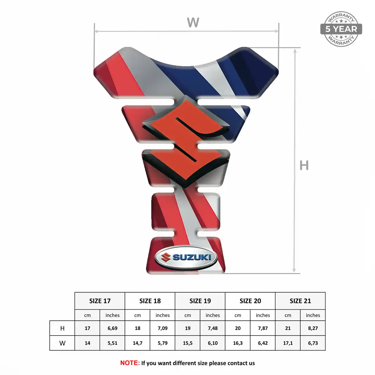 Suzuki Fuel Tank Protector Elite Edition