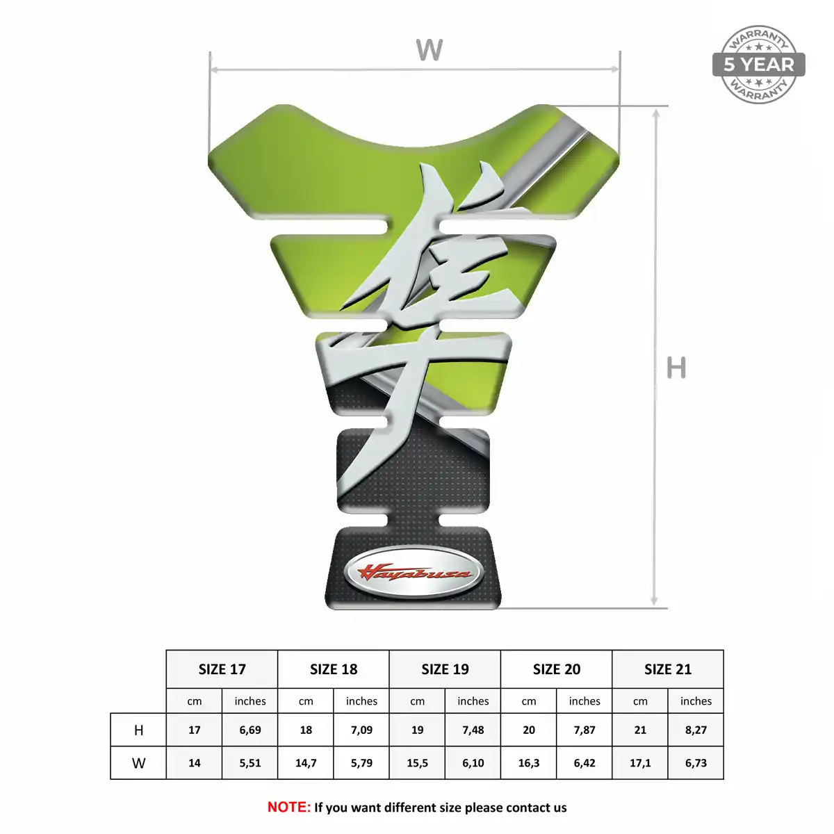 Suzuki Fuel Tank Protector Sleek Style