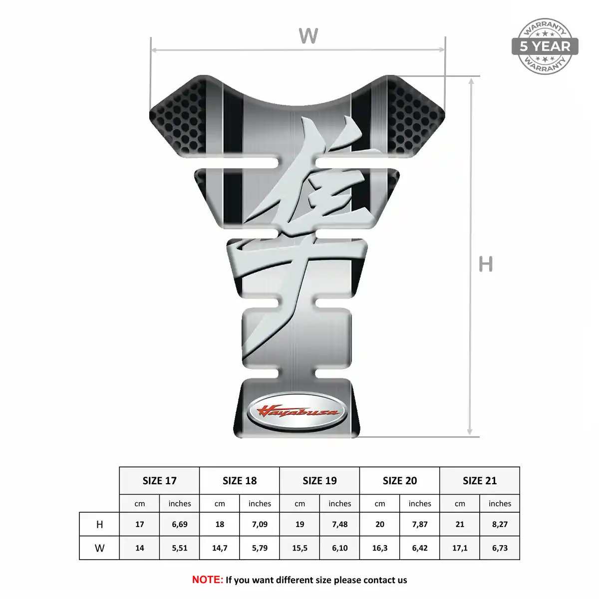 Suzuki Gas Tank Pad Deluxe Edition