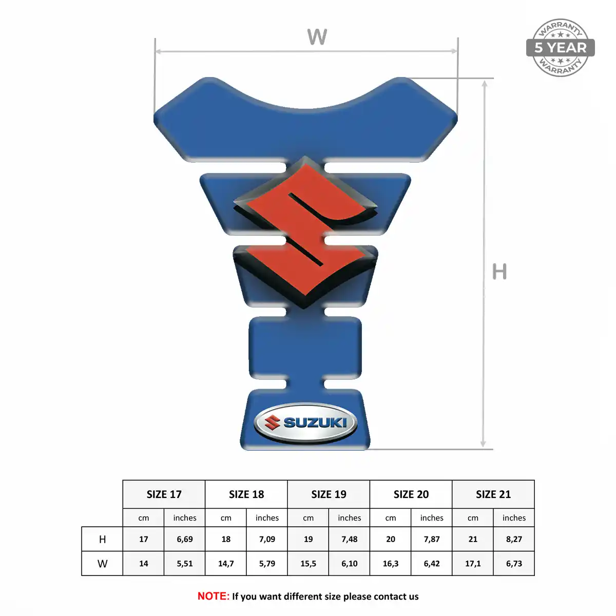 Suzuki Gas Tank Pad Exclusive Series
