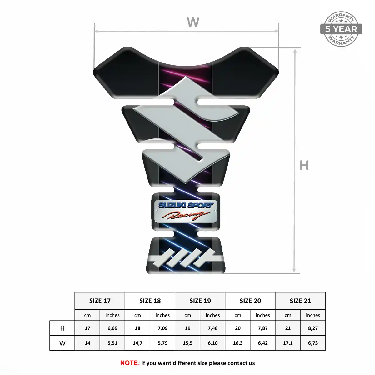 Suzuki Gel Tank Pad Prestige Line