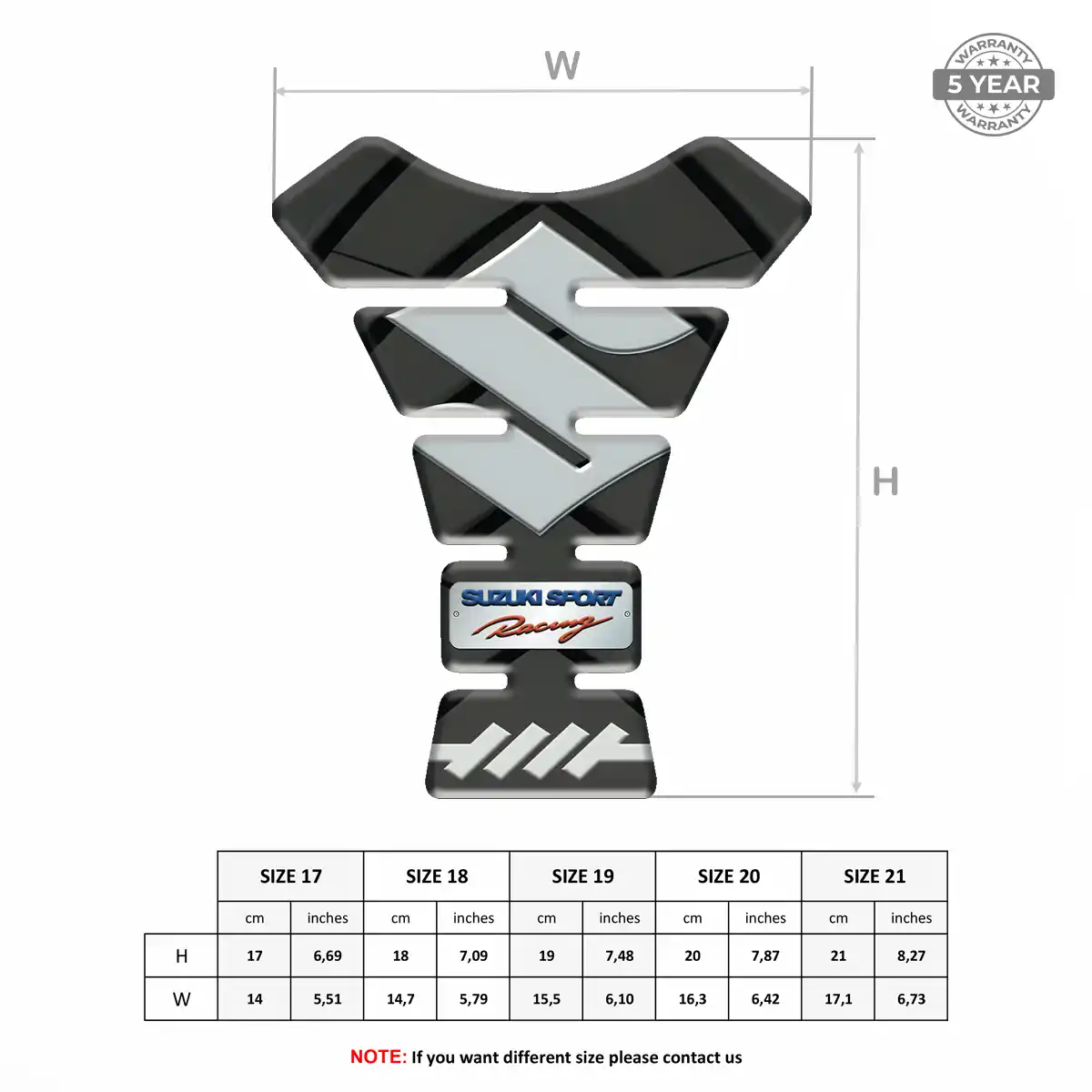Suzuki Gel Tank Pad Superior Craft