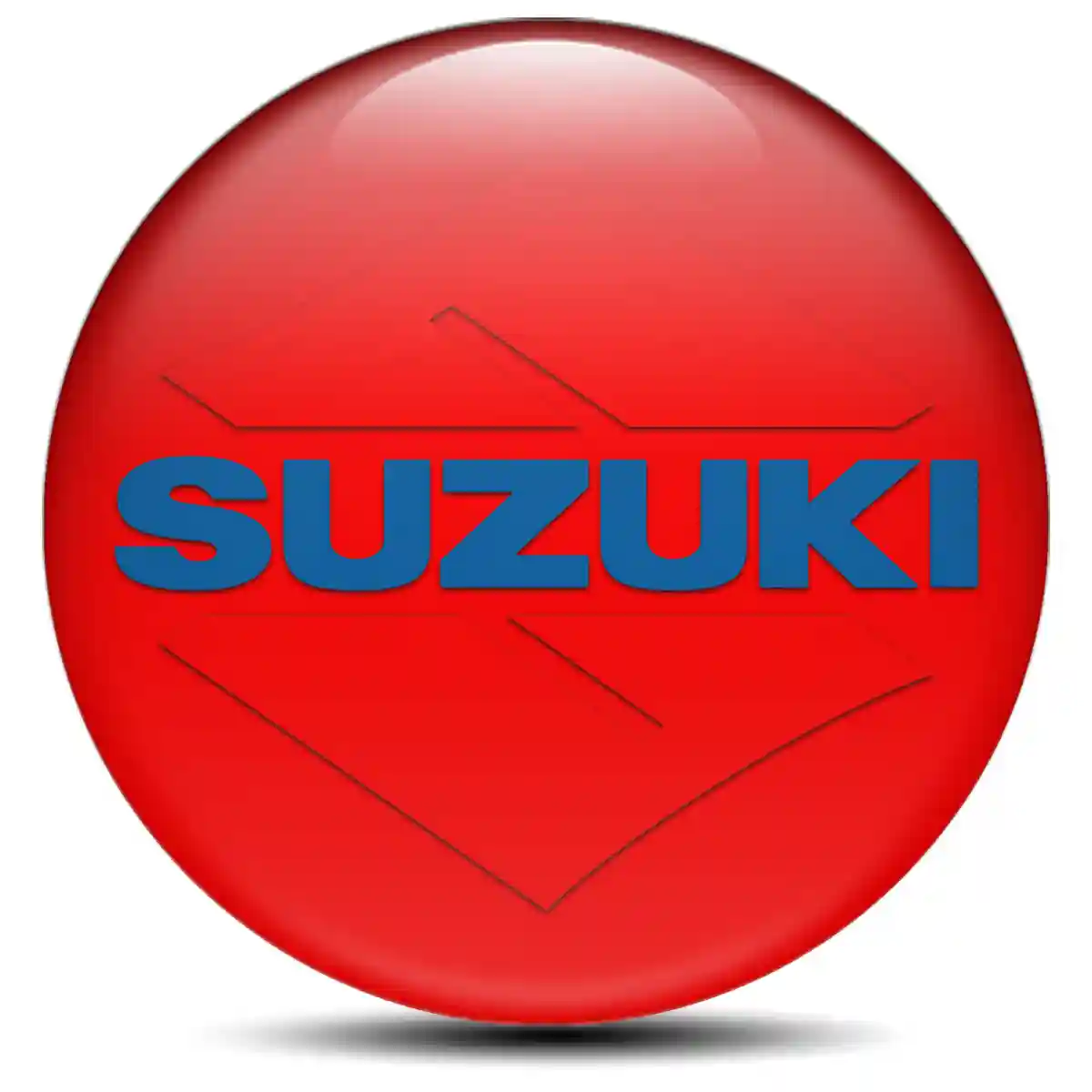 Suzuki Logo Emblem Self-Adhesive Signature Grade