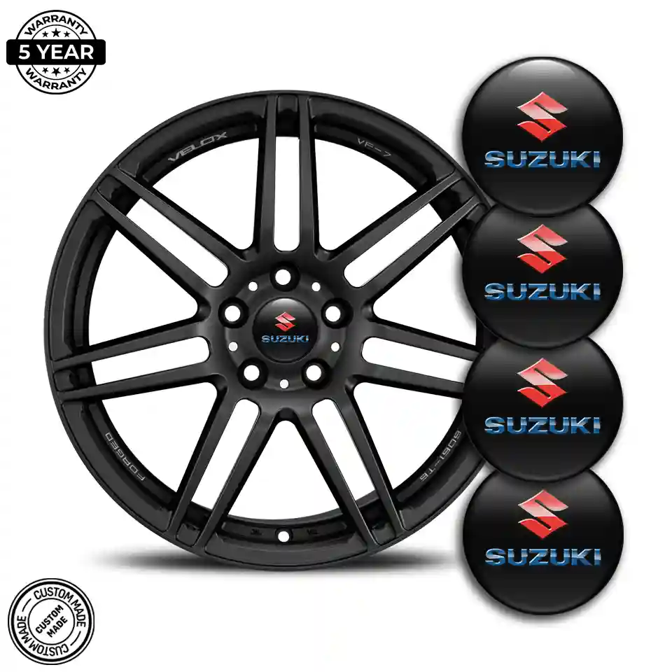 Suzuki Logo Silicone Badge Self-Adhesive Deluxe Edition