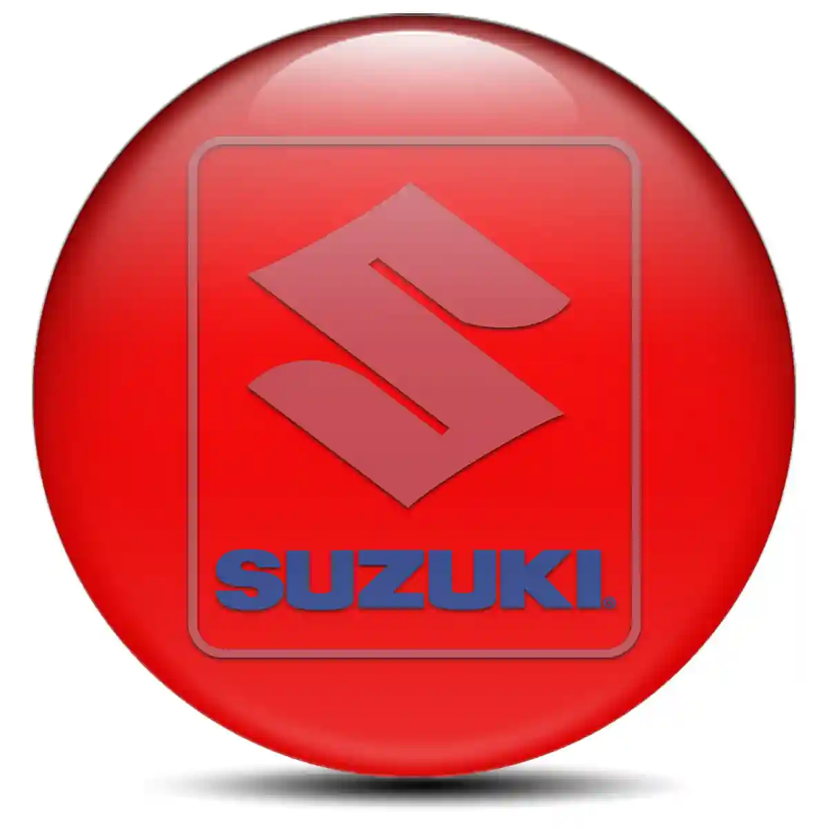 Suzuki Logo Silicone Badge Self-Adhesive Exclusive Series
