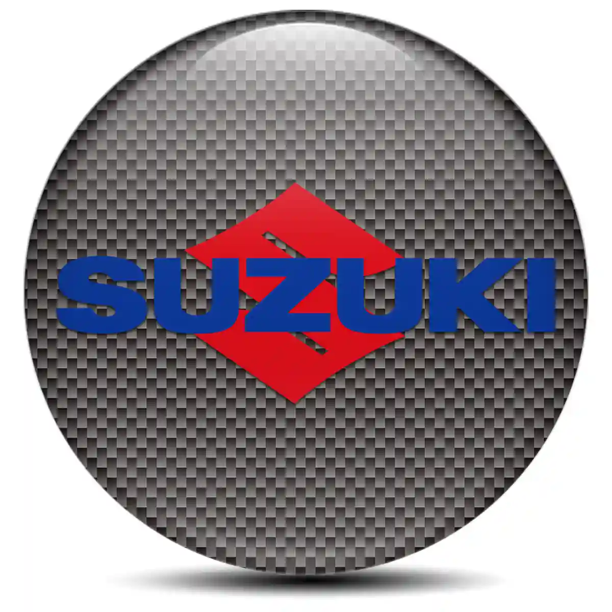 Suzuki Logo Silicone Badge Self-Adhesive Sleek Style