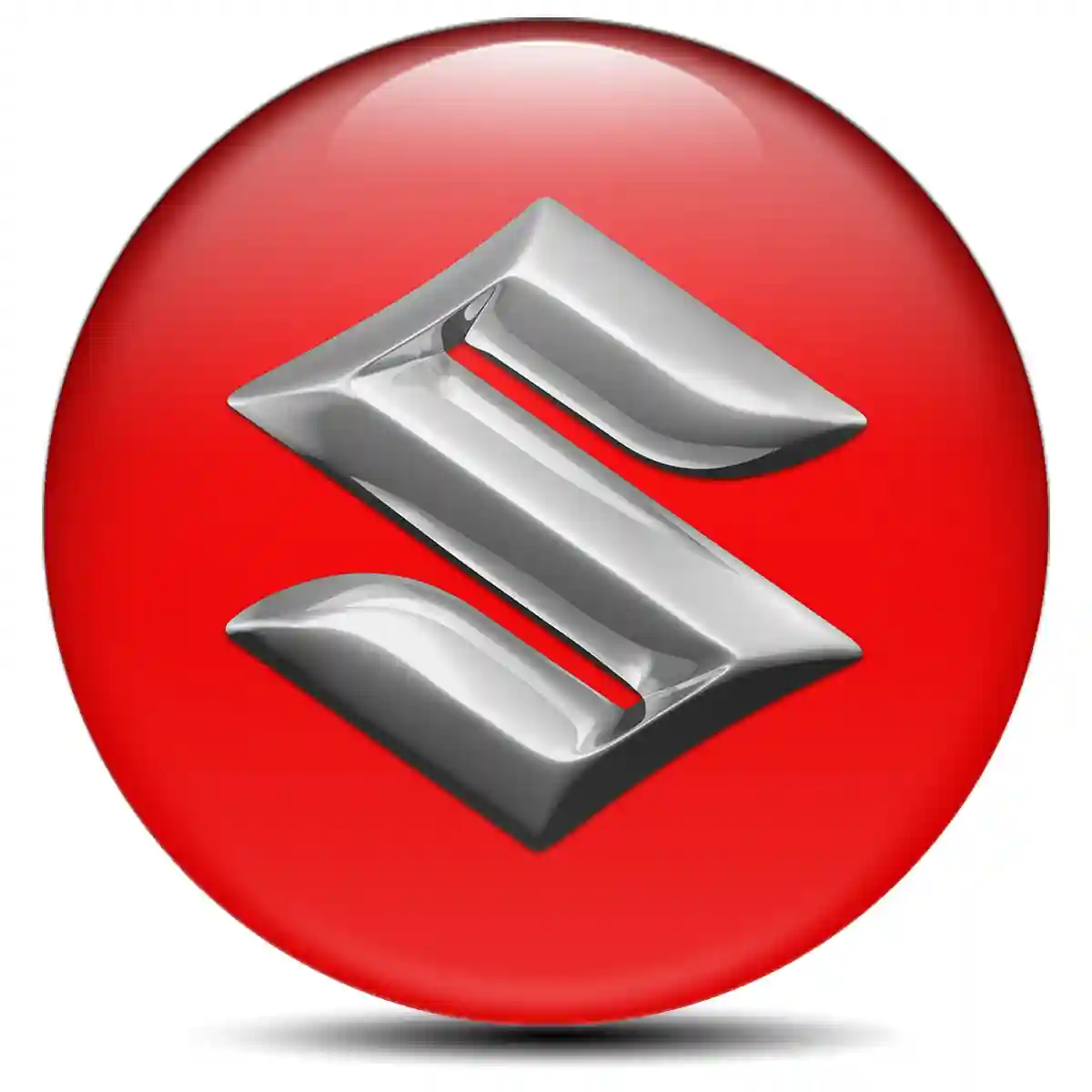 Suzuki Logo Silicone Badge Self-Adhesive Superior Craft