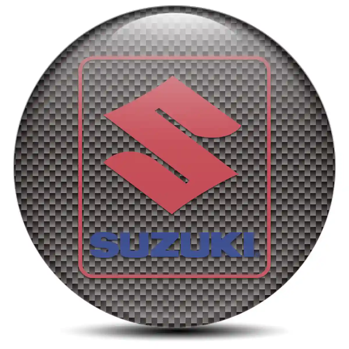 Suzuki Logo Silicone Badge Superior Craft