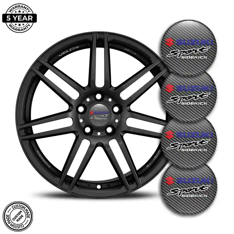 Suzuki Logo Silicone Emblem Elite Finish