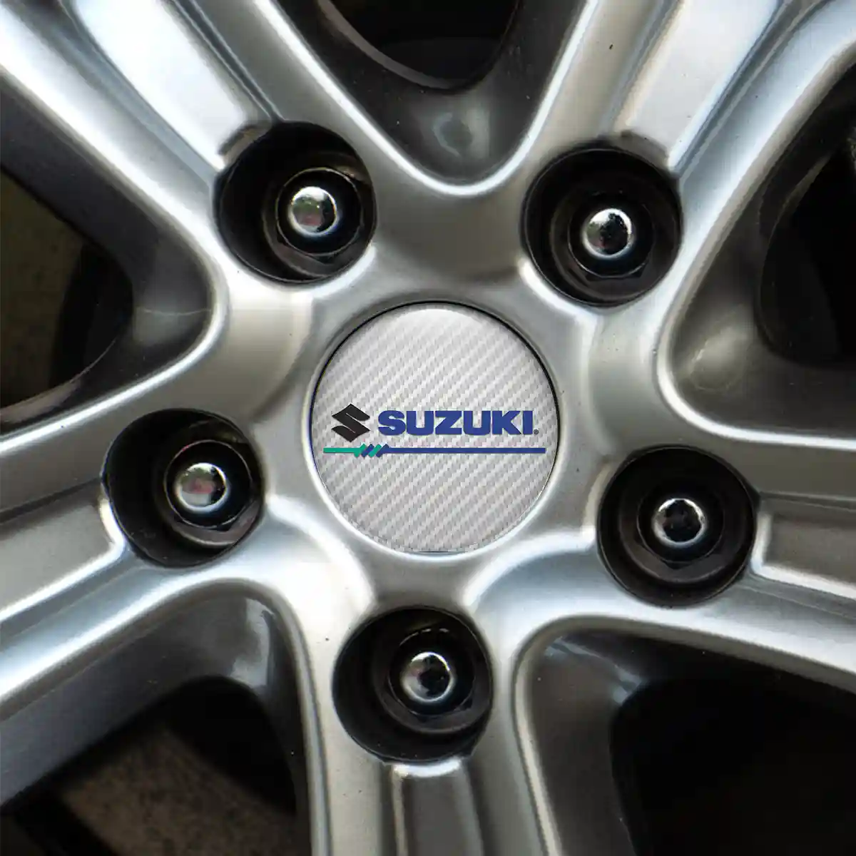 Suzuki Logo Silicone Emblem Prime Quality