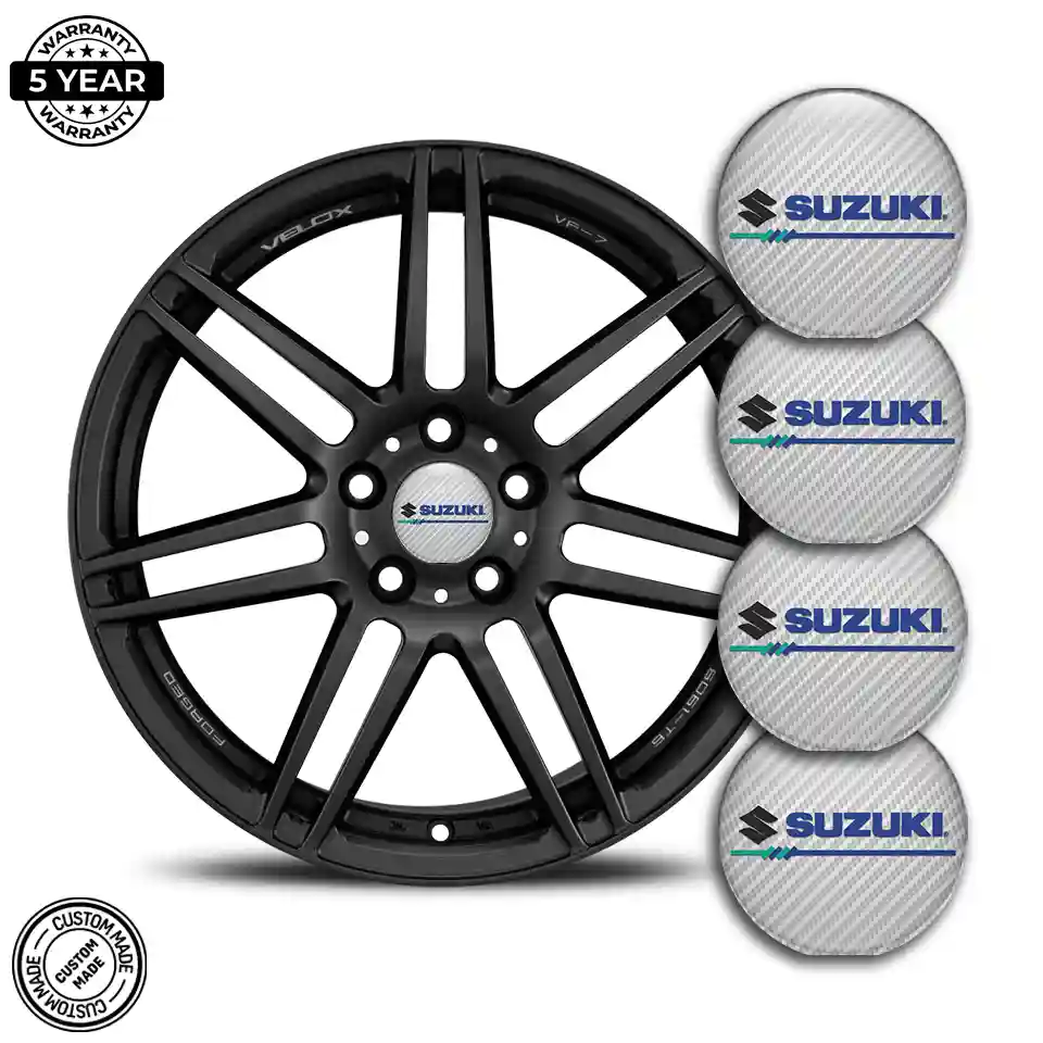 Suzuki Logo Silicone Emblem Prime Quality