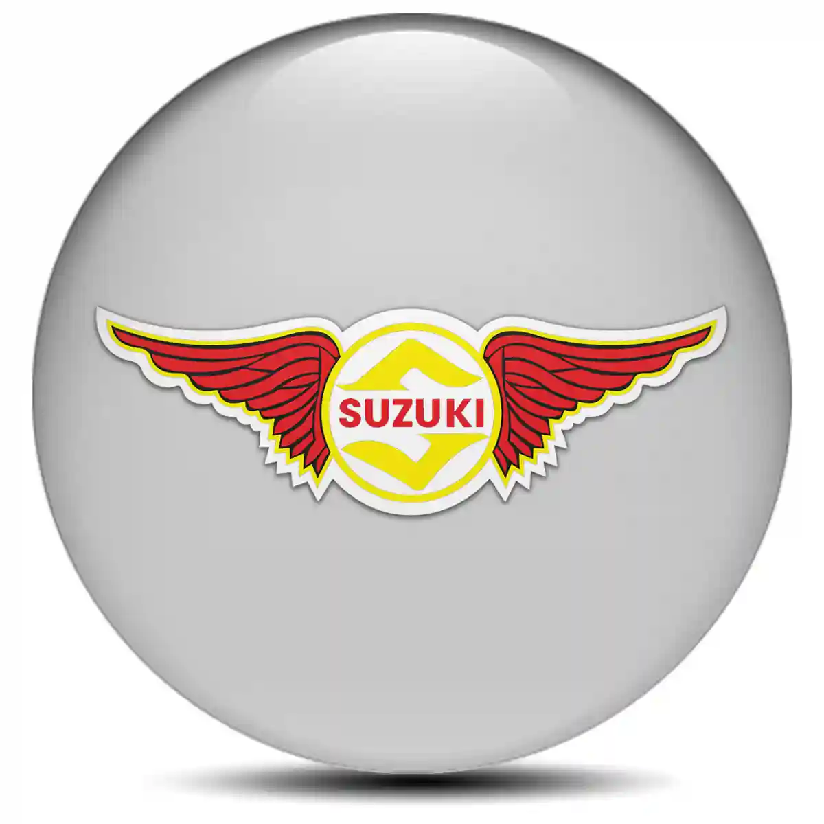 Suzuki Logo Silicone Emblem Refined Design