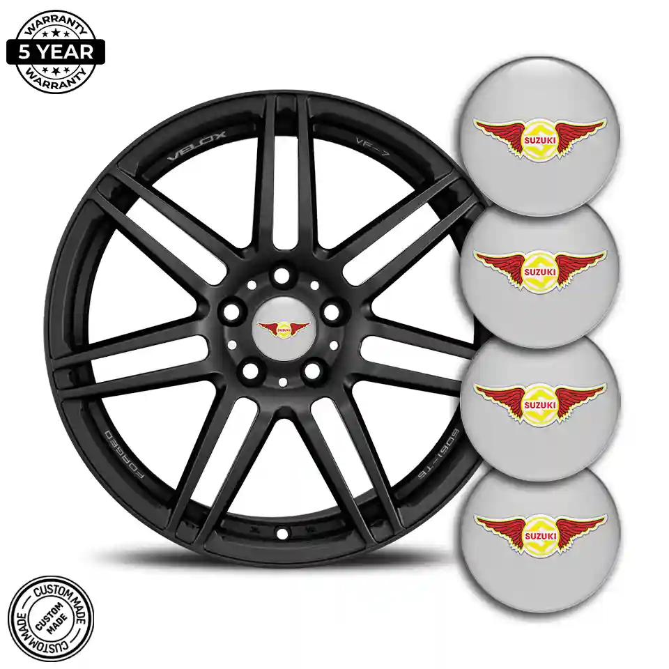 Suzuki Logo Silicone Emblem Refined Design